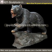 Large Brass Bear Statue For Garden Deco Made In China