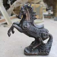 Small Garden Bronze Horse Sculpture