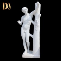 white colour Morden art decor marble carving sculpture