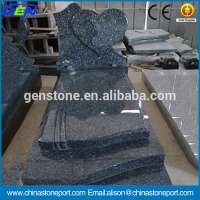 Hot Sale Europe Style Tombstone Blue Pearl Granite Monument