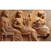 30 years factory carved european antique stone relief decorative outdoor wall