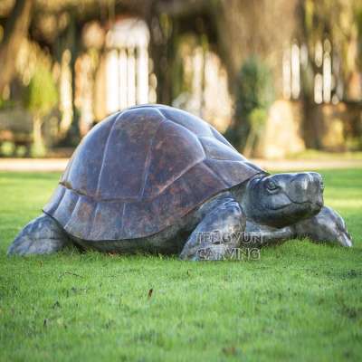 Wholesale decorative life size copper cast tortoise statue