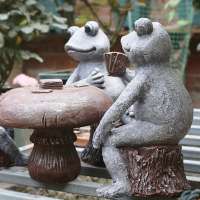 Factory Price Resin Frog Statue For Garden Decoration